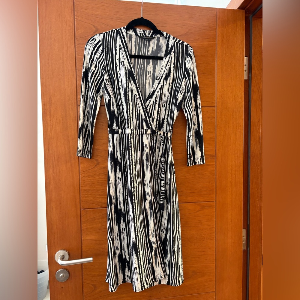 BCBGMaxAzria Midi Wrap Dress